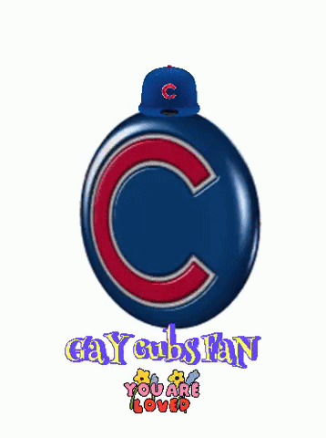 Chicago Cubs Logo With Cap GIF