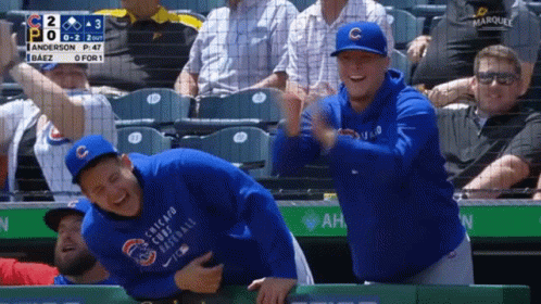 Chicago Cubs Players Laughing GIF