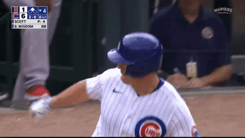 Chicago Cubs Running For The Goal GIF