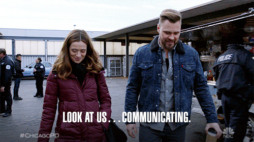Chicago Pd Couple Communication GIF