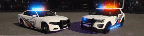 Chicago Police Department Car Lights GIF