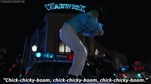 Chick Chicky Boom Expressed The Mask While Dancing GIF