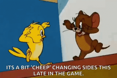 Chicken and Mouse Cheep Caption