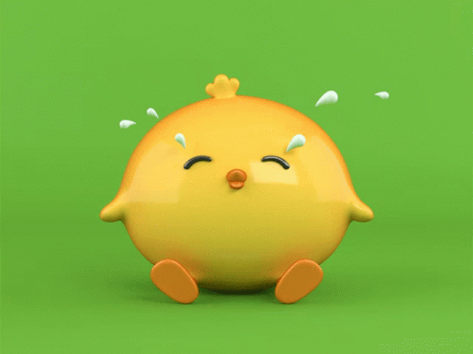 Chicken Animated Crying GIF