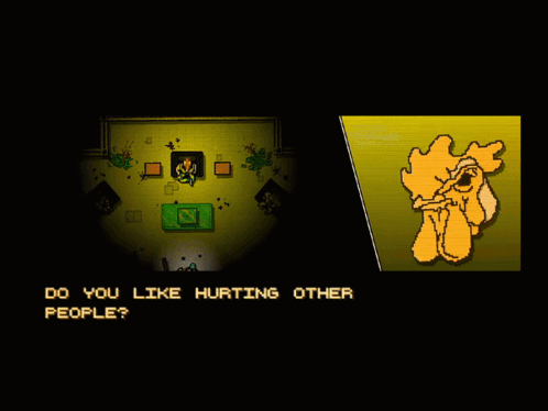 Chicken Asks Do You Like Hurting Other People GIF