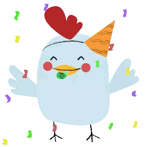 Chicken Blowing Party Horn