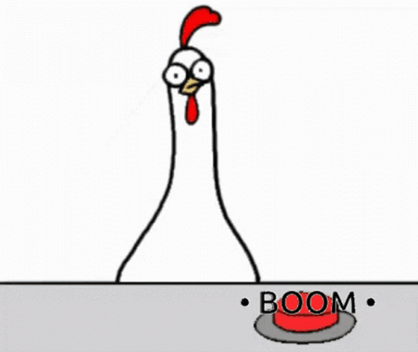 Chicken Boom Explosion GIF