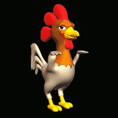 Chicken Clapping Flapping GIF