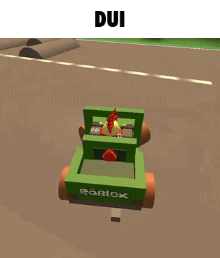 Chicken Driving Green Roblox Car