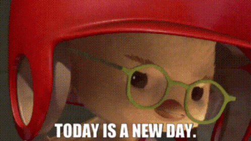 Chicken Little Self Motivation Baseball GIF