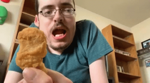 Chicken Nugget Food Time GIF