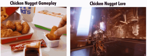 Chicken Nugget Gameplay Meme GIF
