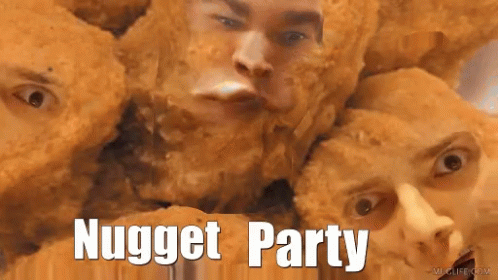Chicken Nugget Party GIF