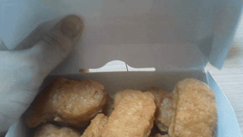 Chicken Nugget Take Out Order GIF