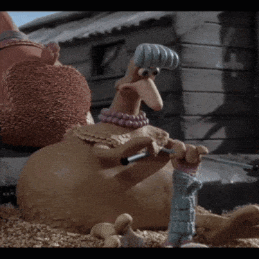 Chicken Run Suicide Gif GIF