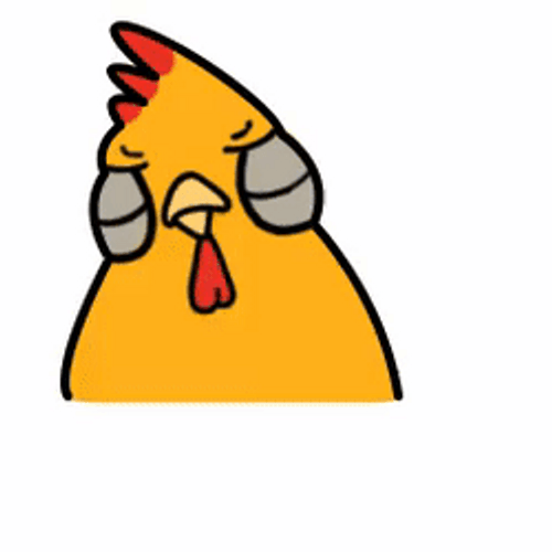 Chicken Thinking Cartoon Oh Yes GIF