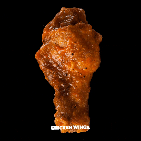 Chicken Wing In A Sauce GIF