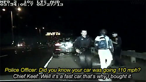 Chief Keef Fast Car Sarcasm GIF