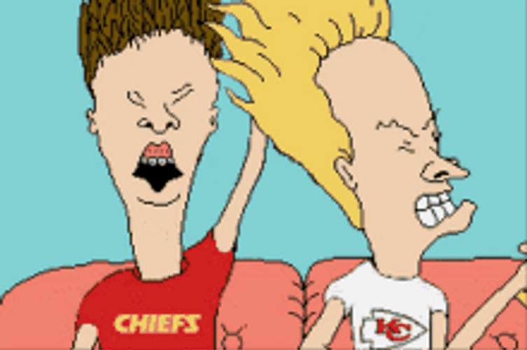Chiefs Fans Cheering Shaking Head GIF