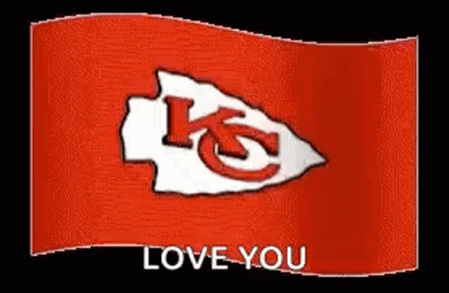Chiefs Flag Waving With Love You
