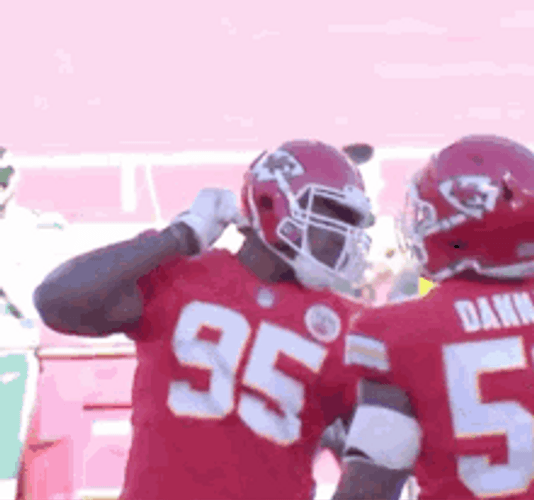Chiefs Football Team Happily Dancing GIF