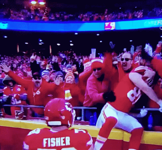 Chiefs Kingdom Touchdown Tomahawk Chop GIF