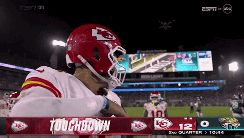 Chiefs Vs Jaguars Football Game On ESPN GIF