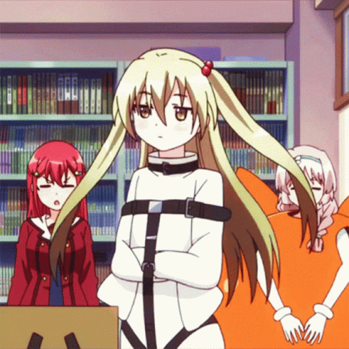 Chifuyu Himeke In Straight Jacket GIF