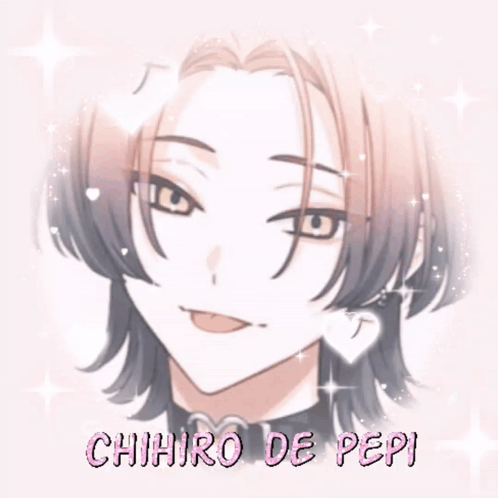 Chihiro de Pepi on Pink Background