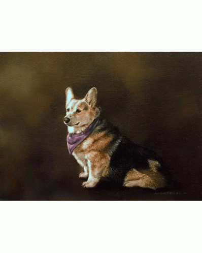 Chihuahua Sitting on Colorful Pillow Saying Pablo