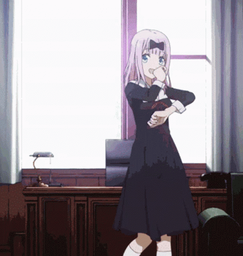 Fujiwara Chika Dance Anime Love Is War GIF