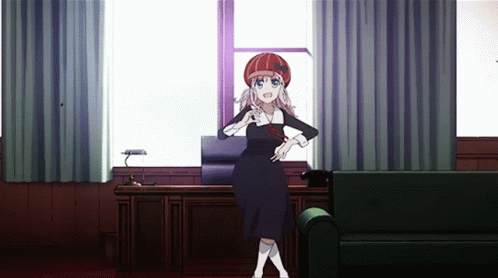 Chika Dance Anime Detective Cap GIF