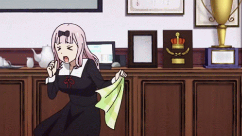 Chika Dance Anime Girl Panic GIF