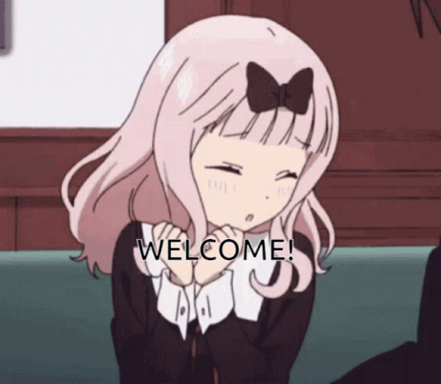 Anime Chika Dance Welcome Shy Girl GIF