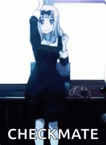Chika Dance Anime Glitch Checkmate GIF