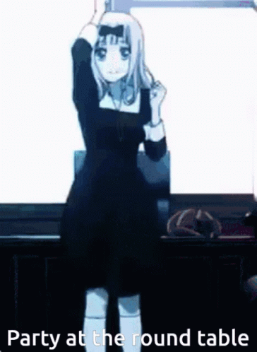 Chika Dance Anime Party Glitch GIF