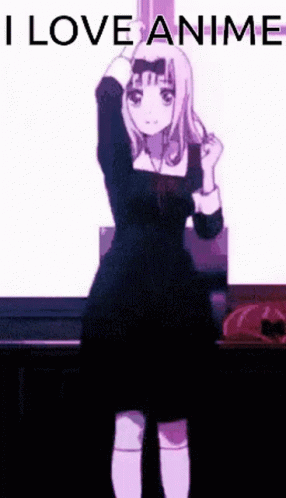 Chika Dance I Love Anime Glitch GIF