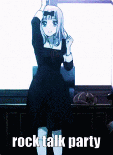 Chika Dance Rock Talk Party GIF