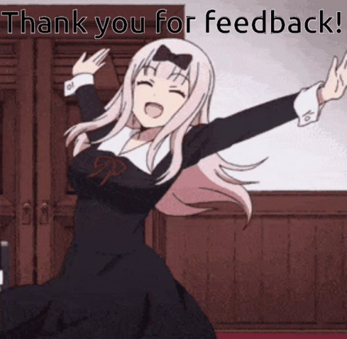 Chika Fujiwara Thank You For Feedback GIF