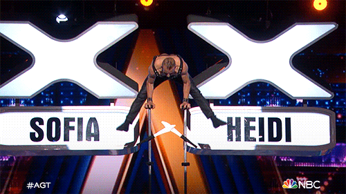 Chiko Hand Balance Americas Got Talent GIF