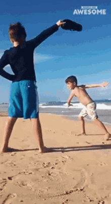 Child Doing Epic Jump Kick GIF