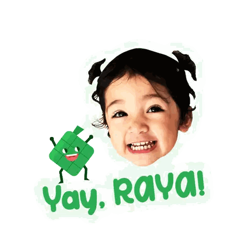 Child's Face Sticker Yay Raya