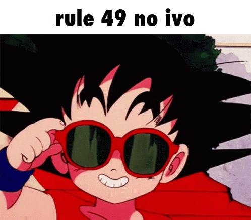 Child Wearing Sunglasses Rule 49 No Ivo