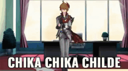 Chika Childe Tartaglia Sexy Dance GIF