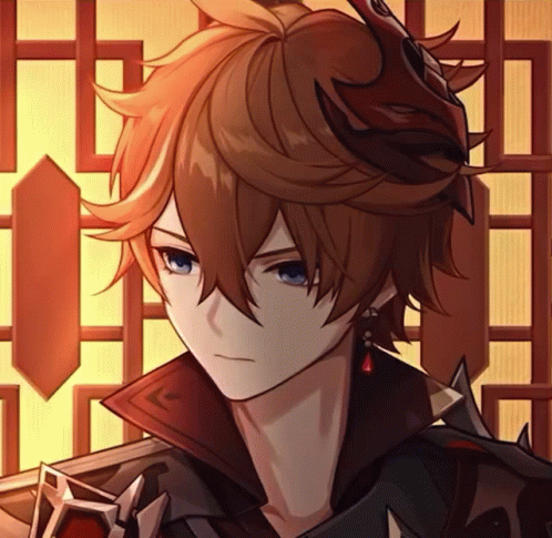 Tartaglia Childe Looking To The Side GIF