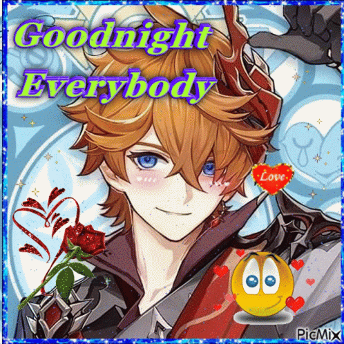 Childe Goodnight Everybody Mobile Art GIF