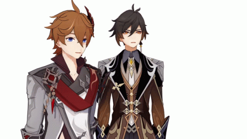 Childe And Zongli Peace Out GIF