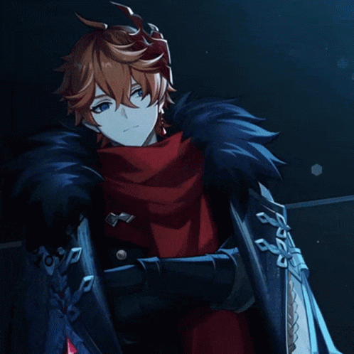 Childe Tartaglia Shrugging Soldier GIF