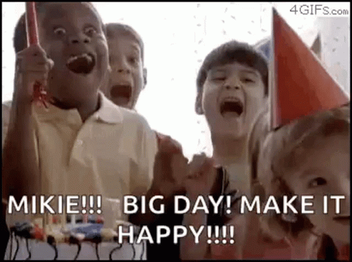 Children Celebrating Birthday With Cake