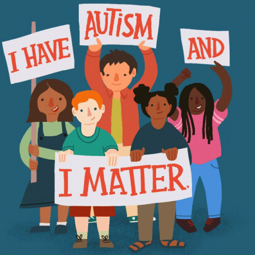 Children Holding Autism and I Matter Signs